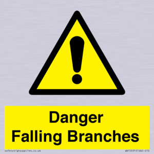 Danger Falling Branches